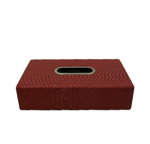 Red tissue box cover - Boite kleenex